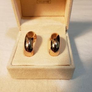 Veronese 18K gold 1" Earrings